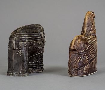 FIGURINER, 2 stycken, keramik, Bertil Vallien, Rörstrand.