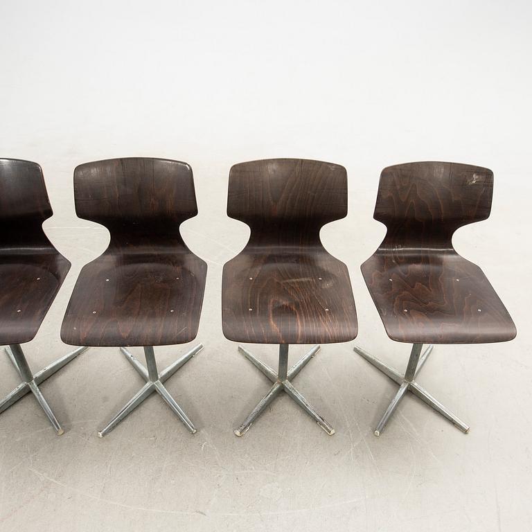 Chairs 6 pcs Pagholz Germany 1950s/60s.