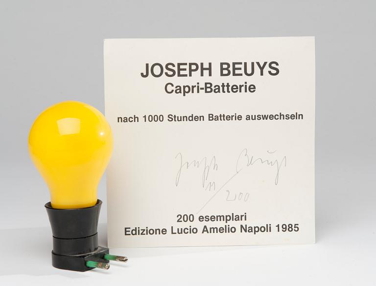 Joseph Beuys, "Caprie-Batterie".