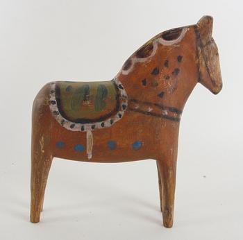 DALAHÄST, allmoge, trol 1800-tal.