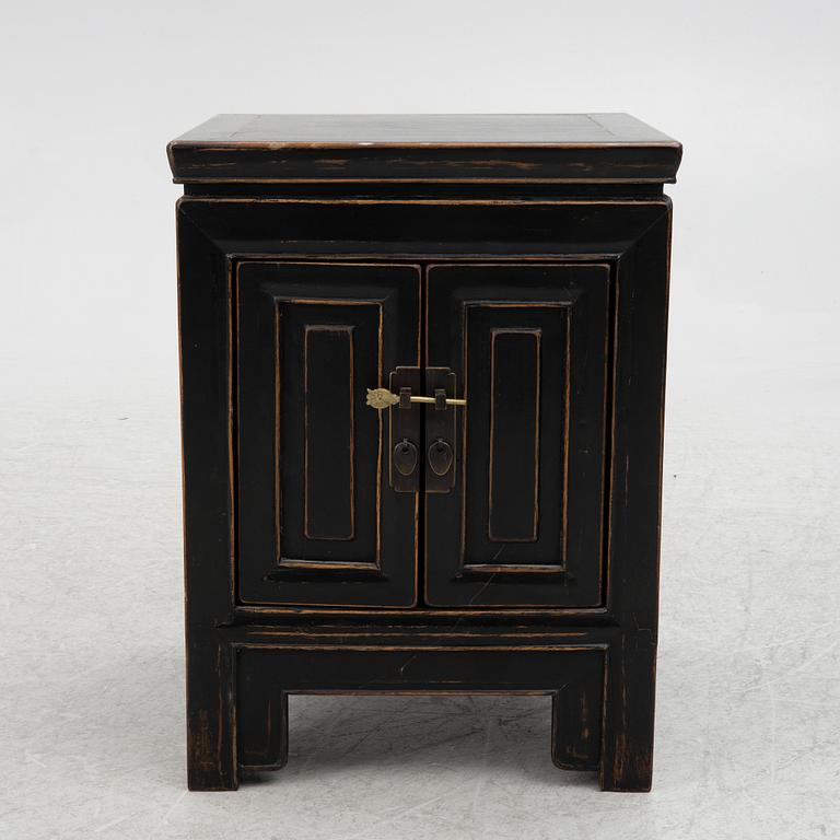 A hardwood side table/bedside table, China, 20th century.
