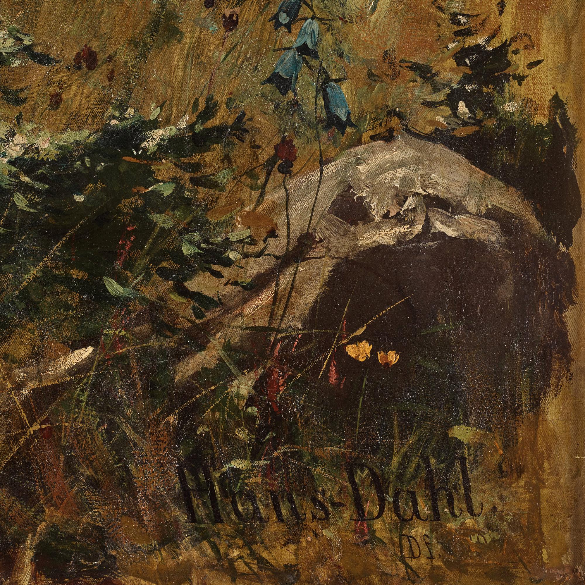 Hans Dahl, Modellen och konstnären.