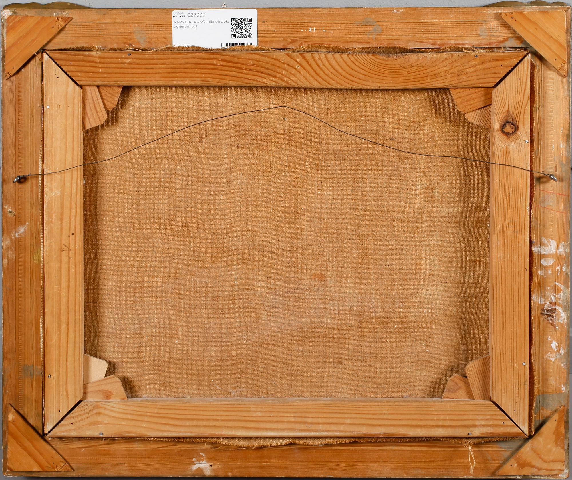 AARNE ALANKO, olja på duk, signerad och daterad -50.