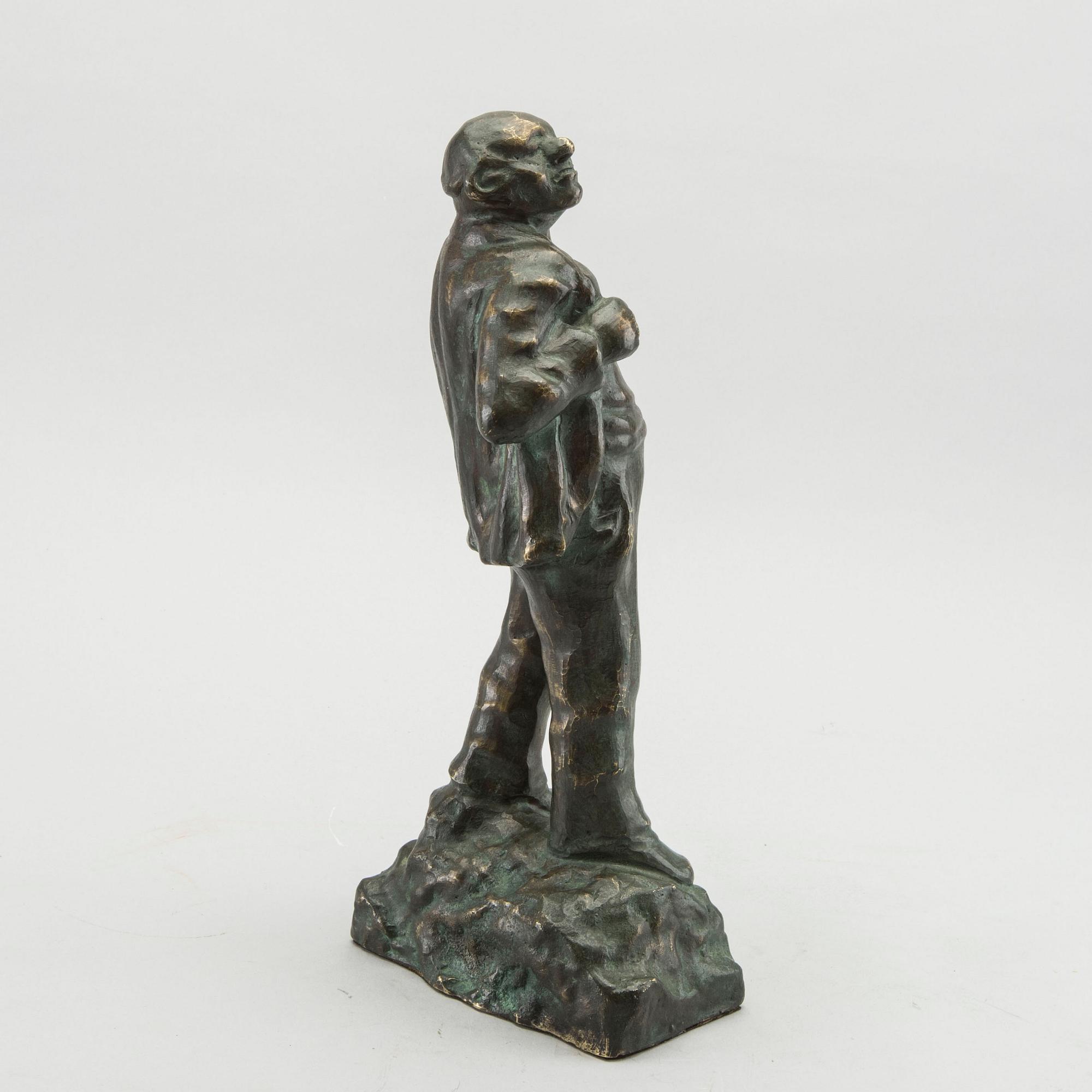AXEL EBBE, A SIGNED BRONZE.
