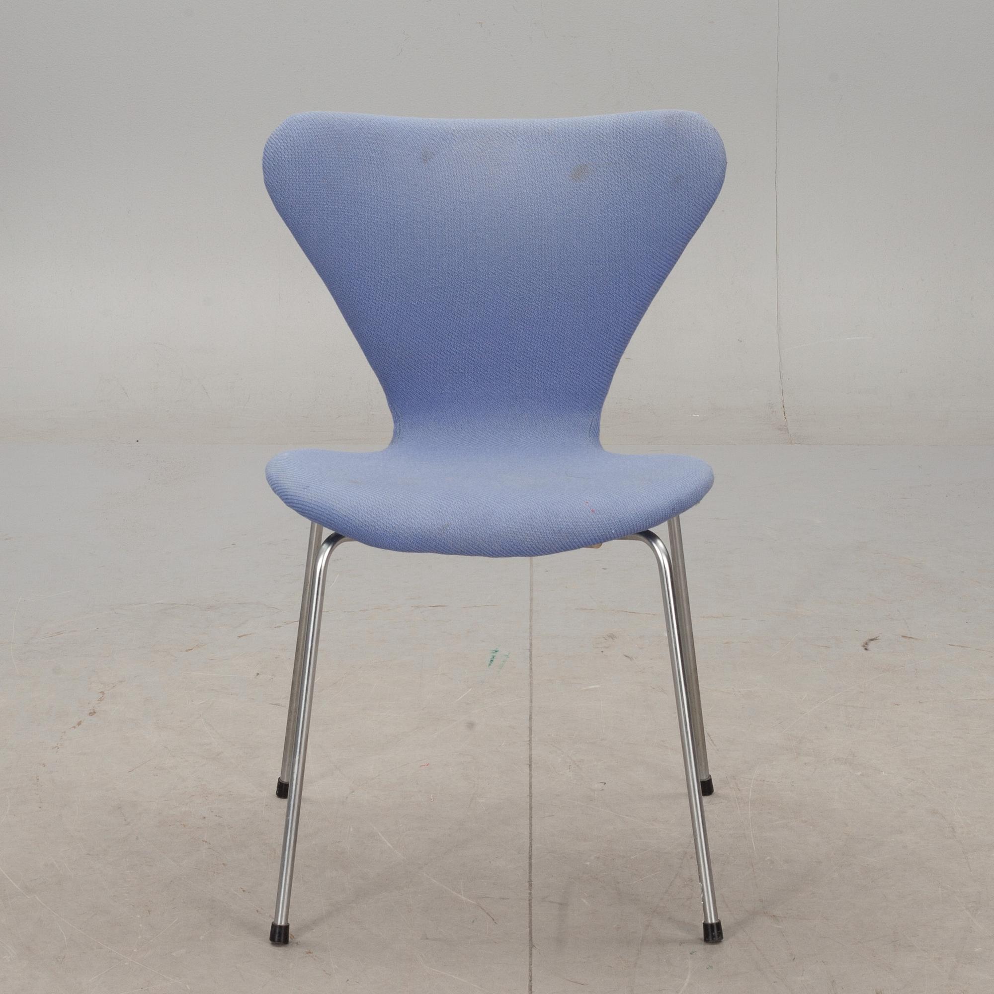 STOL, "Sjuan", Arne Jacobsen för Fritz Hansen, Danmark. 1971.