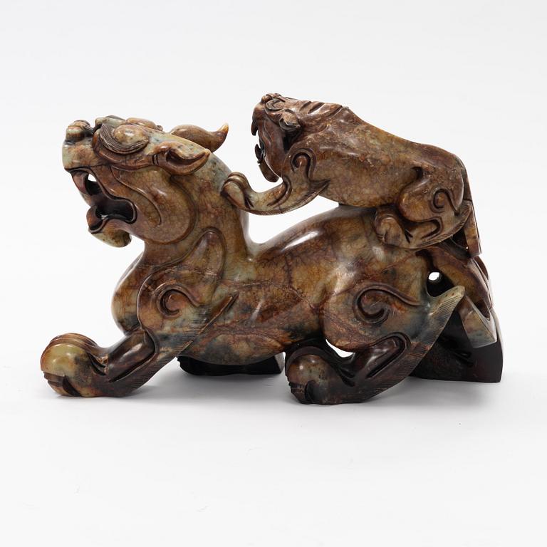 Stone sculpture, China, 20th century.