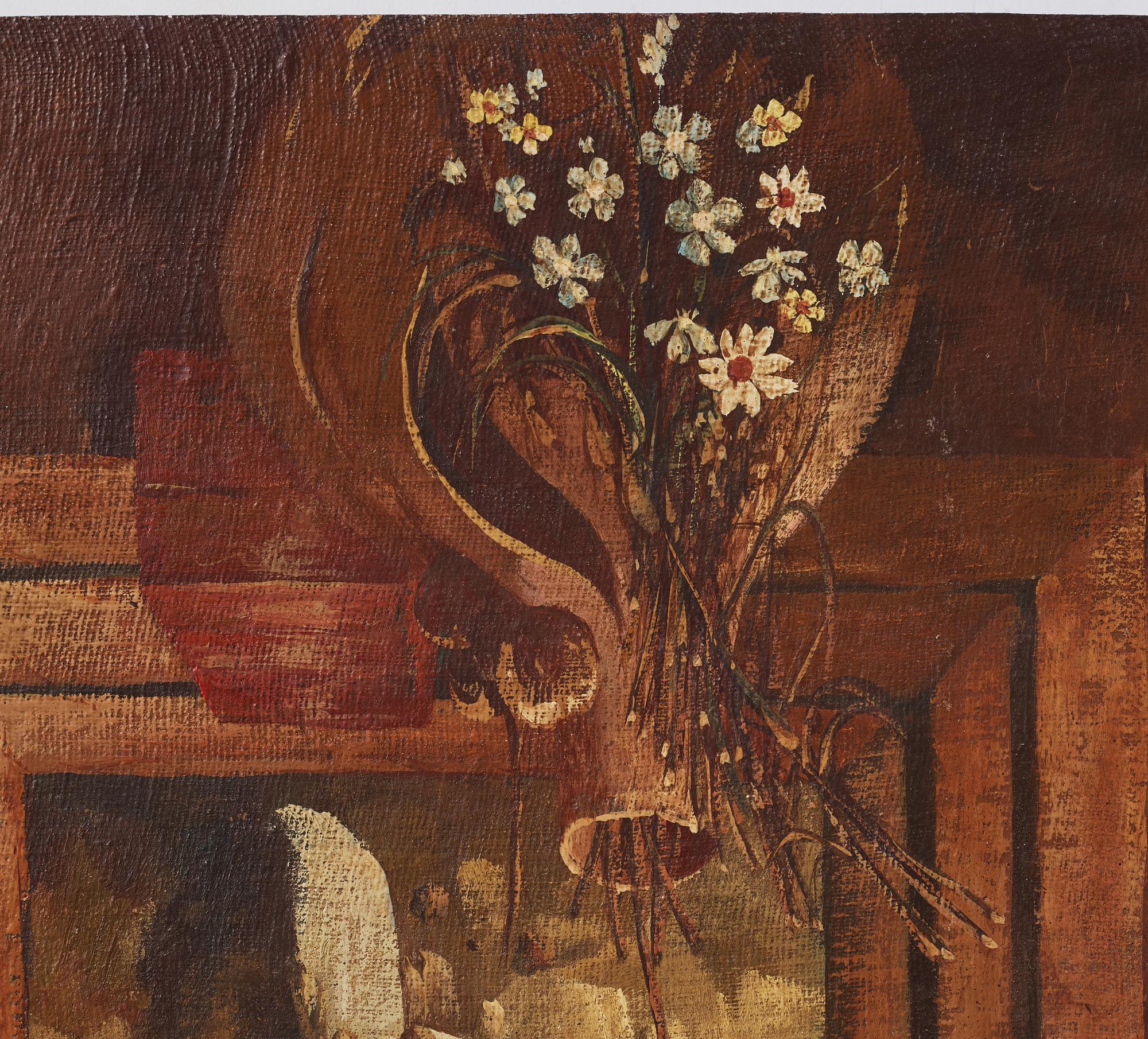 Milić od Mačve, oil on canvas laid down on panel, signed and dated 1969.