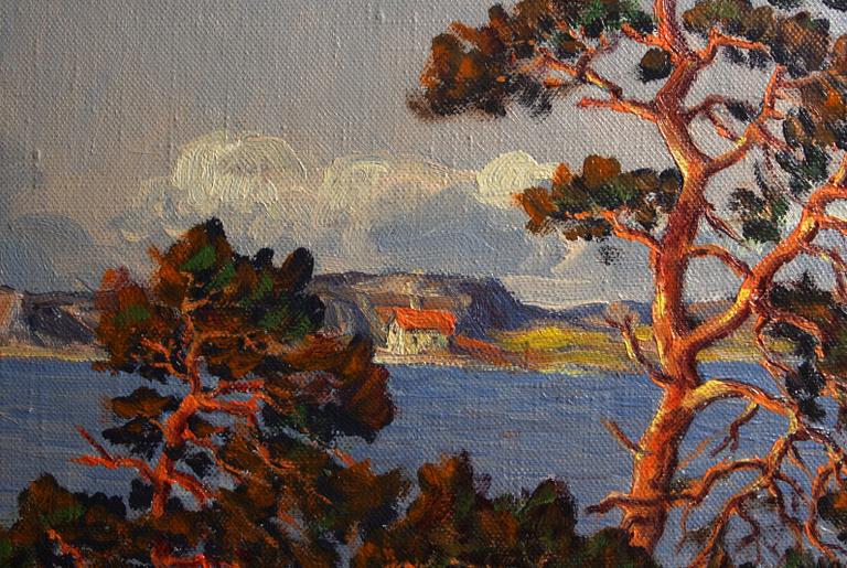 KARL BERGMAN, olja på duk, sign.