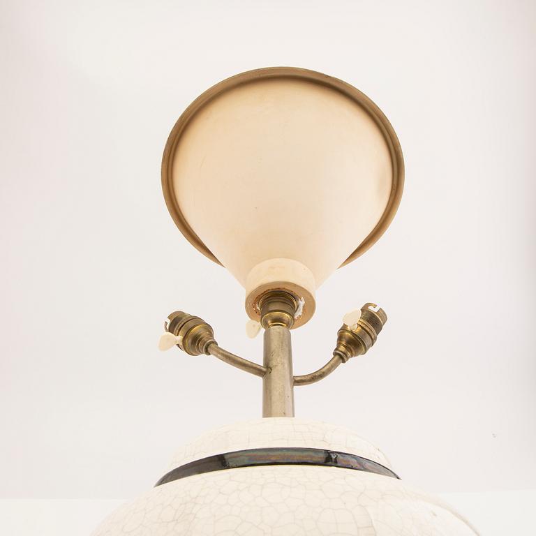 Table lamp France first half/mid 20th century porcelain.