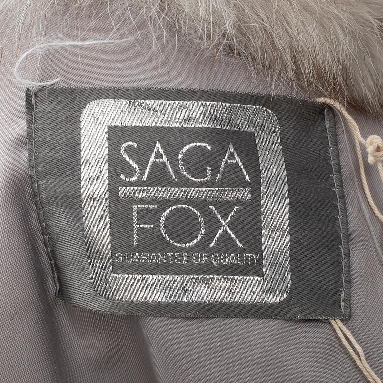 SAGA FOX,  a fox fur jacket.