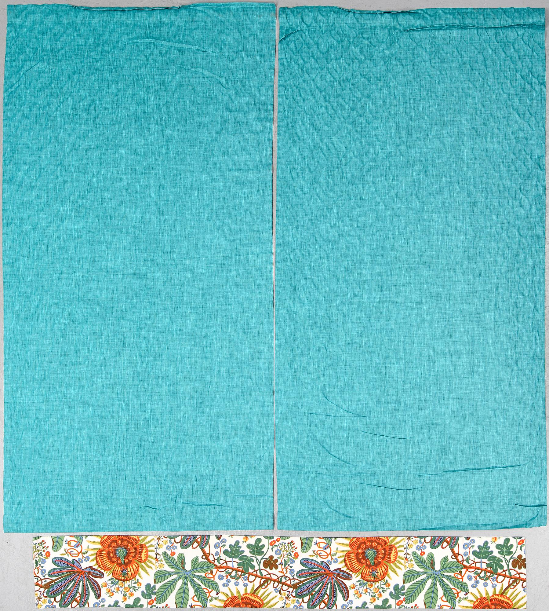 Firma Svenskt tenn, curtaina and a valance, contemporary.