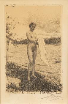 Anders Zorn, "Dalälven".