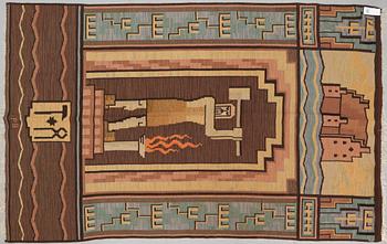 MATTA, rölakan, 1920/1930-tal, 234 x 132 cm, signerad IPB.