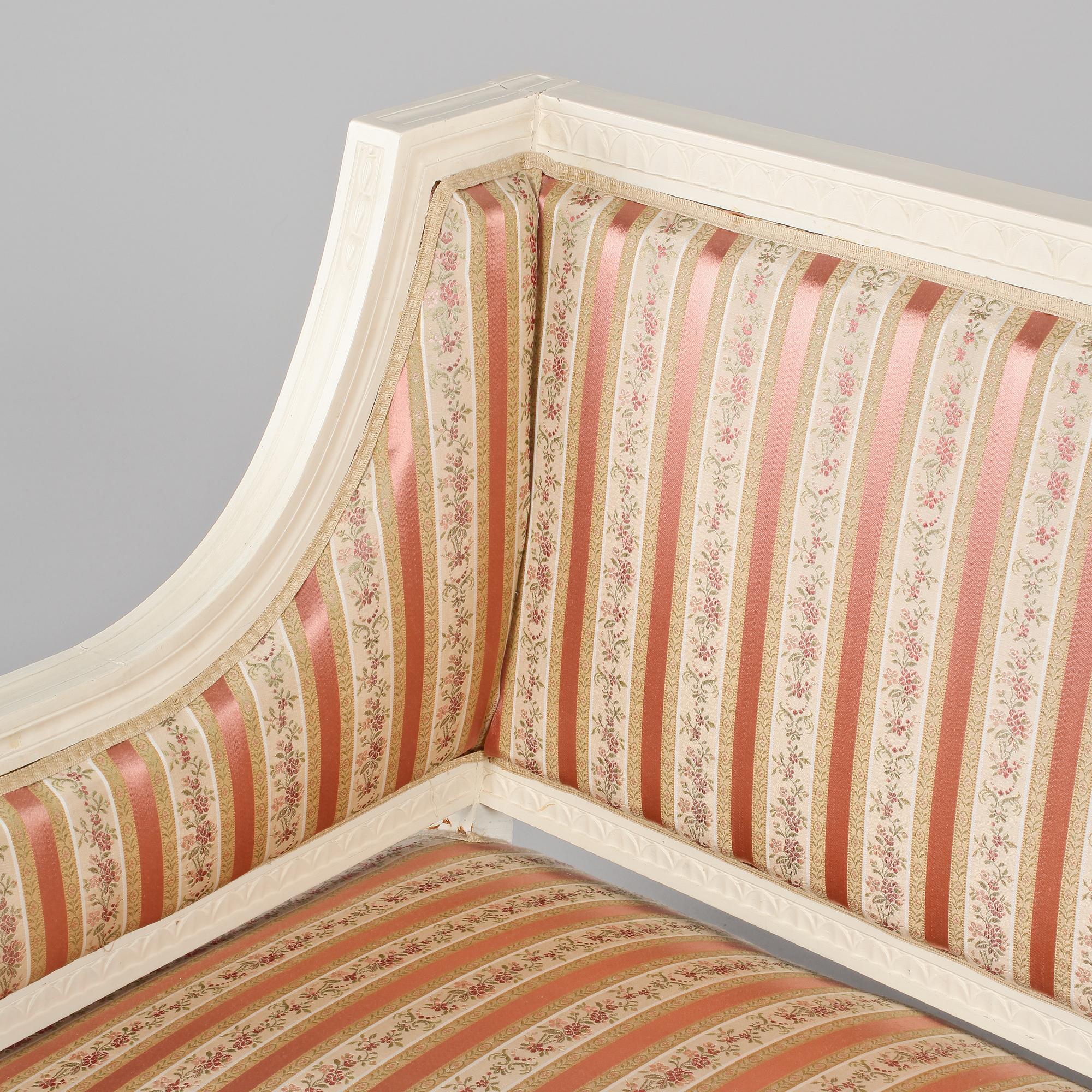 SOFFA, gustaviansk stil, 1800-tal.