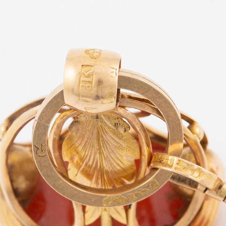 Sigill och nyckeldragare, av Johan Richard Borg och  Arvid Örn, Gävle 1831.