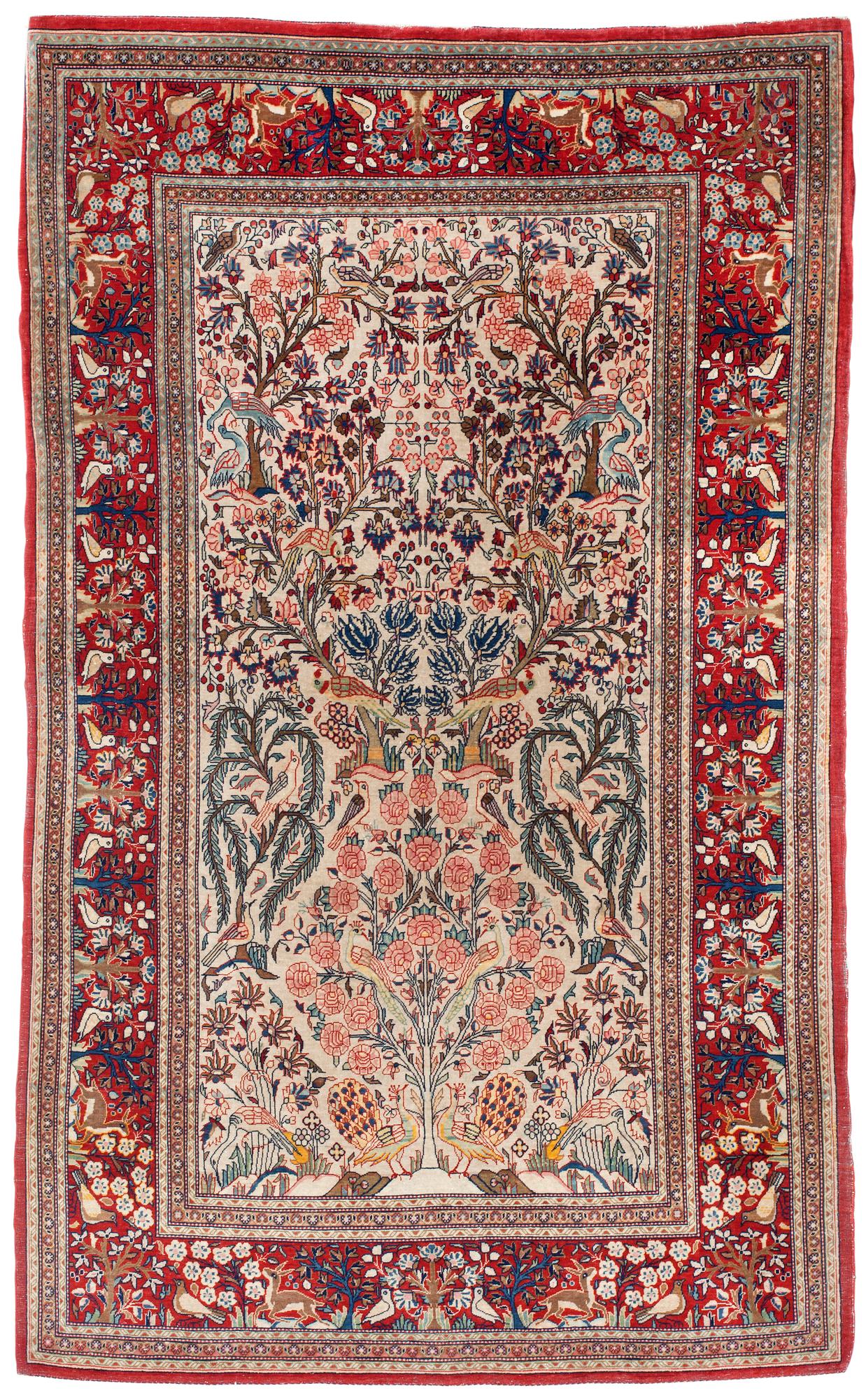 SEMI-ANTIQUE KASHAN so called Dabir.
