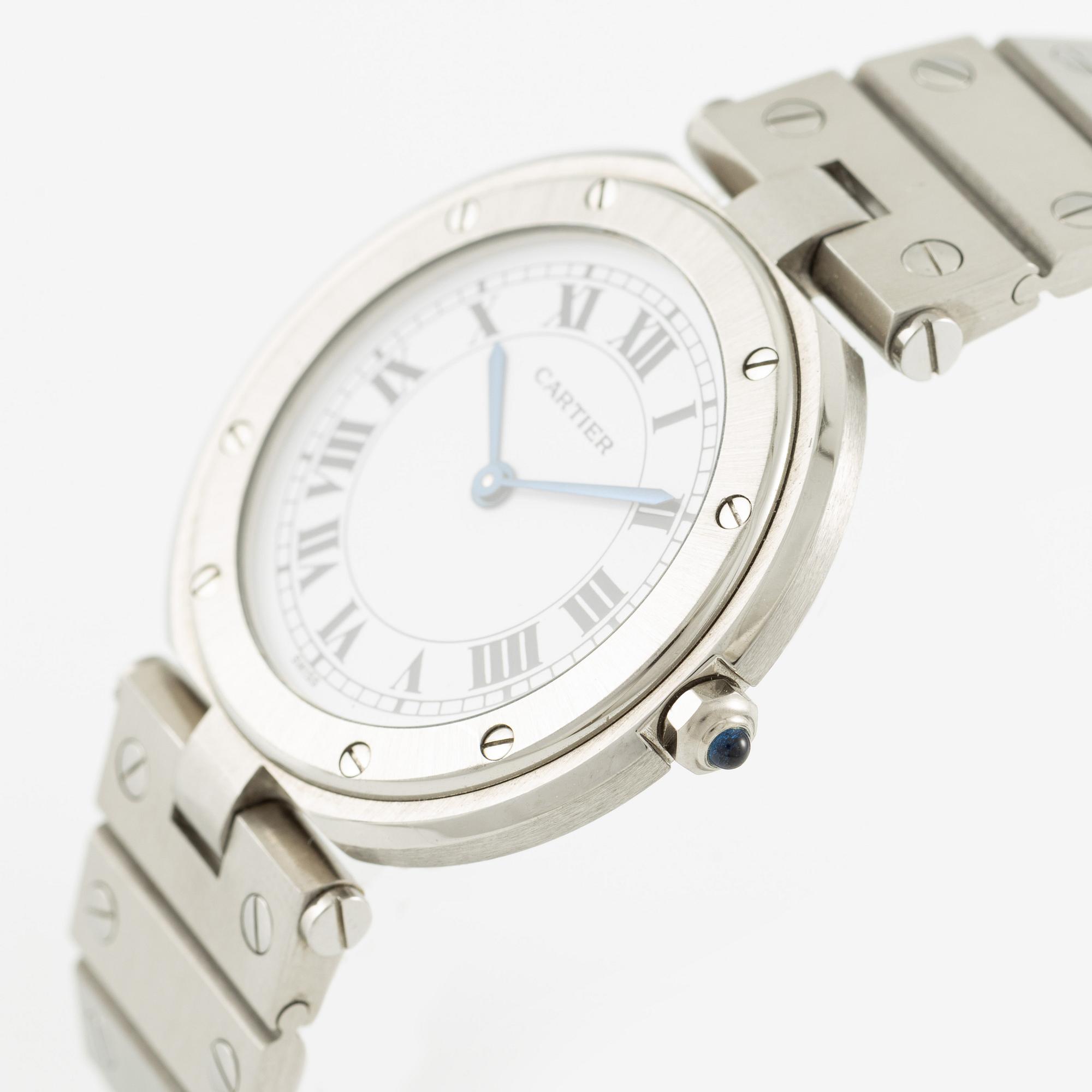 Cartier, Santos VLC, wristwatch, 32.5 mm.