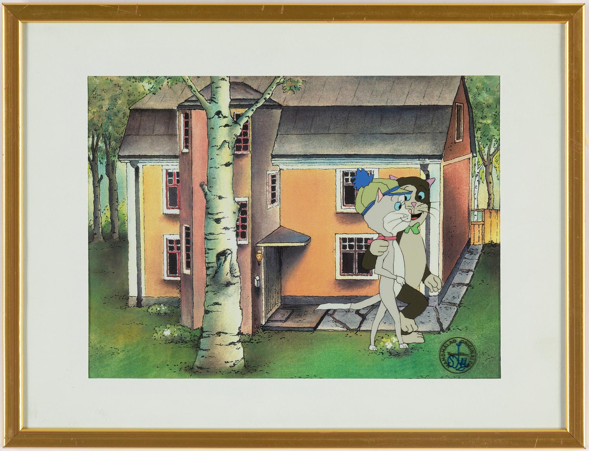 FILMCELLER, 14 stycken, original, ur "Pelle Svanslös", Team Film.