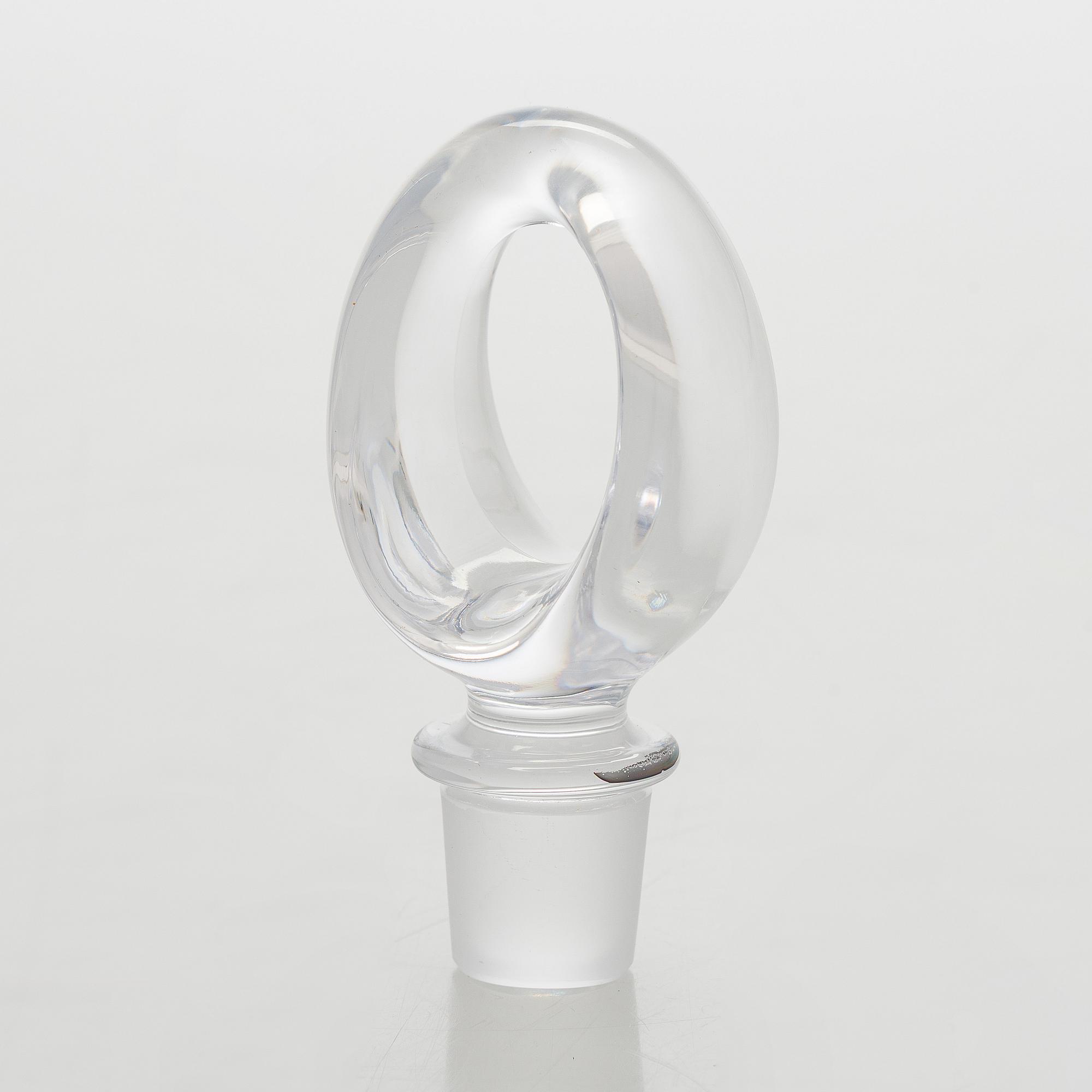 Cartier, A late 20th century wine carafe, France.