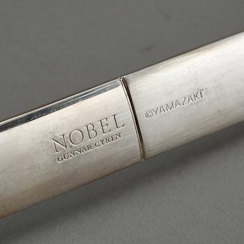 BESTICK, 13 delar, rostfritt stål, "Nobel", Gunnar Cyrén, Yamazaki, Gense.