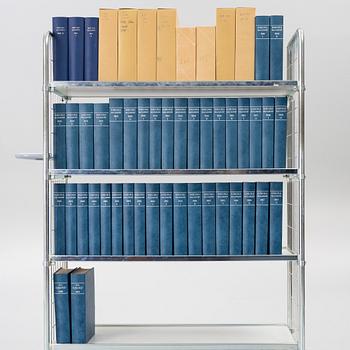 Rekordmagasinet, complete annual runs from 1942–1968, mostly bound.