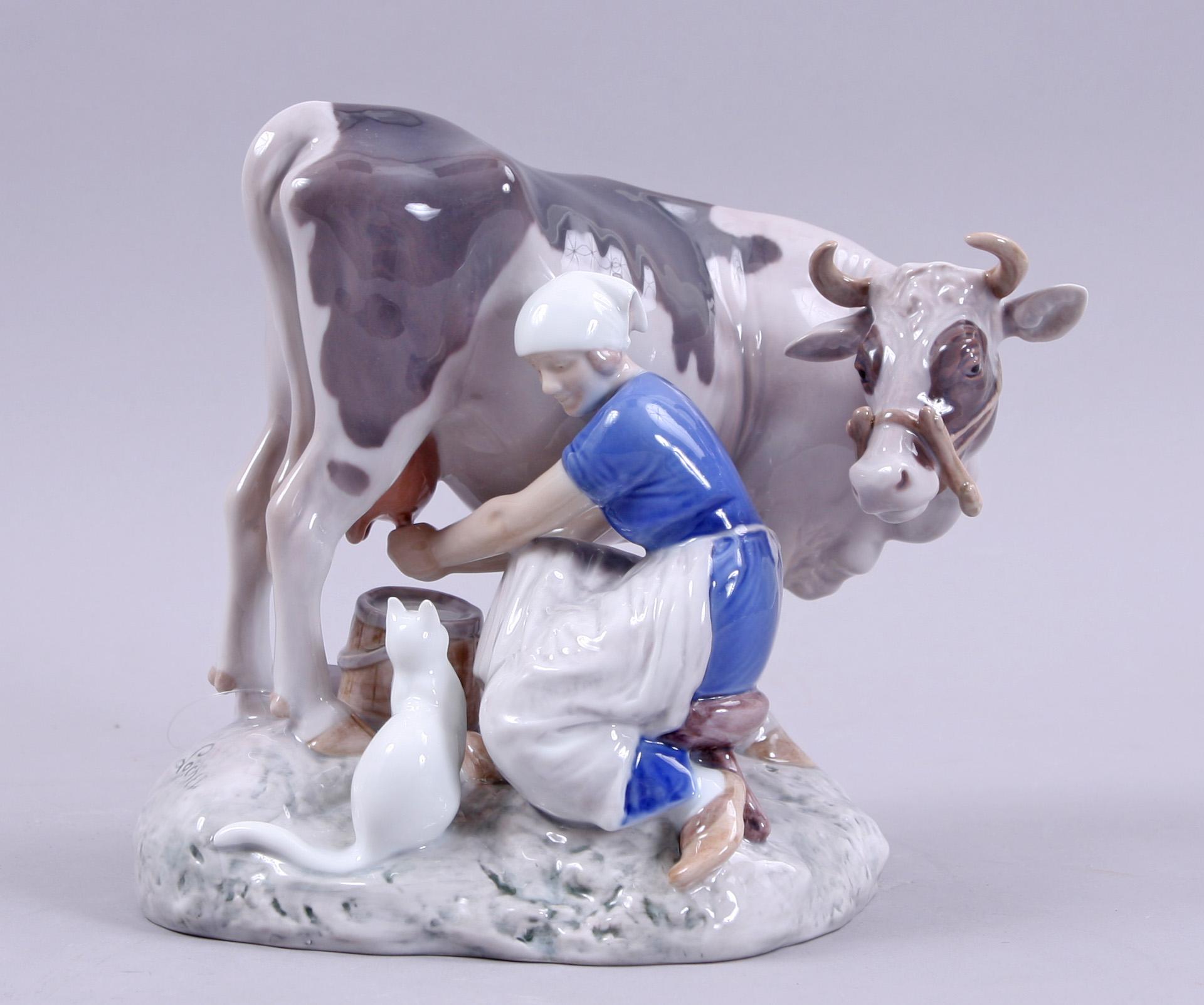 FIGURGRUPP, porslin, Axel Locher, Bing & Gröndahl.