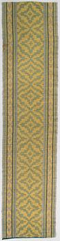 Matta / gallerimatta, tidigt 1900-tal. 230 x 55 cm.