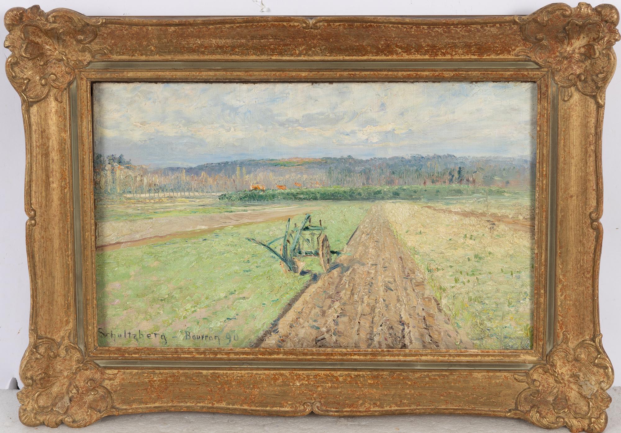 Anshelm Schultzberg, "Fälten mellan Gréz och Bourron".