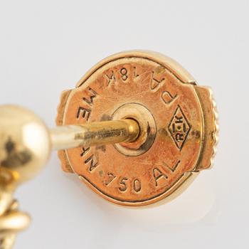 Georg Jensen, örhängen, "Savannah", 18K guld med citriner.