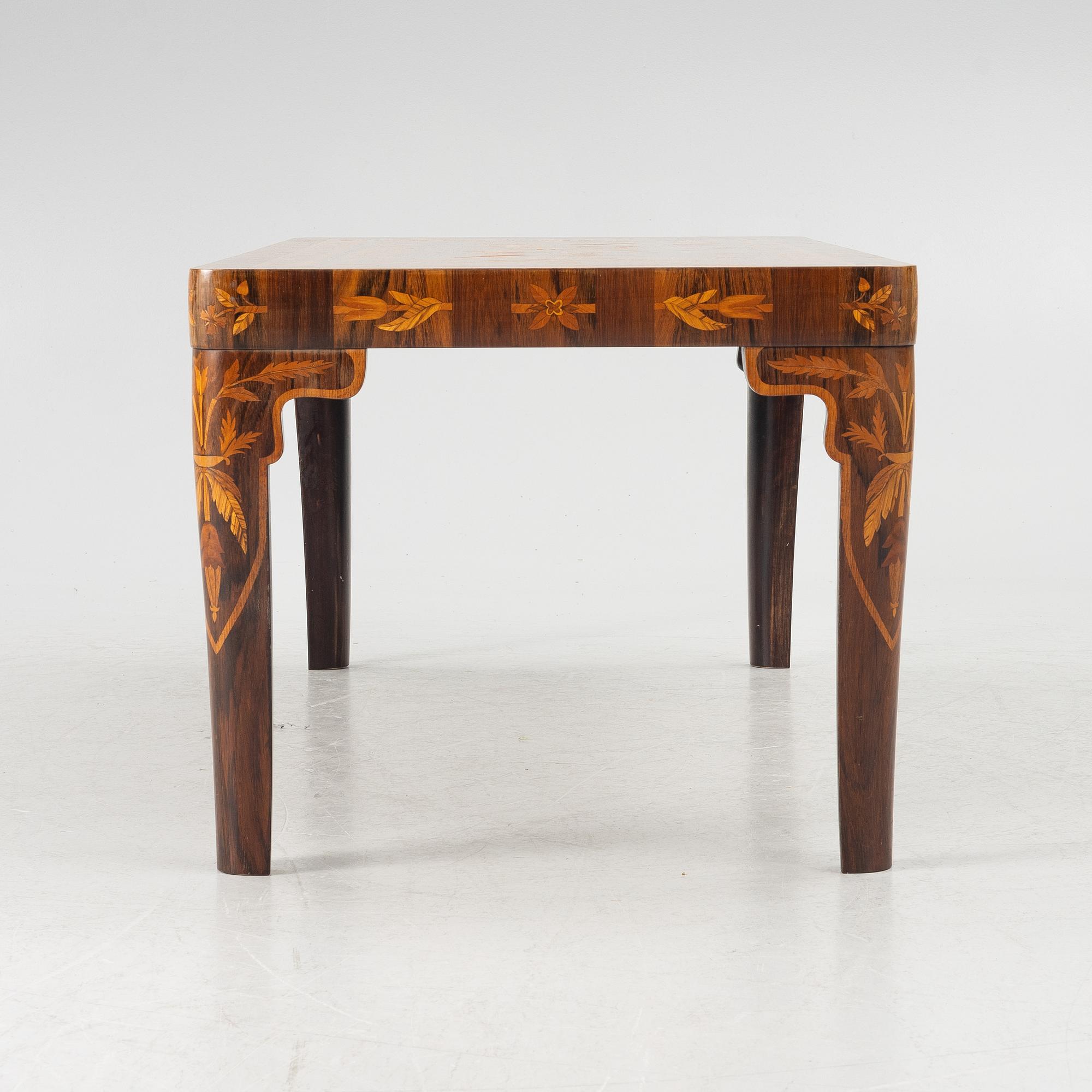 Carl Malmsten, bord, snickarmästare Albin Johansson, Stockholm, ca 1938.