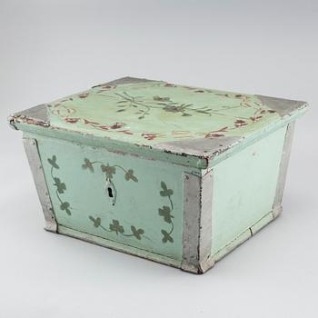 A 19th cenutry coffer.