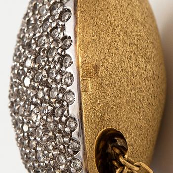 H Stern, halsband "Golden stone", 18K guld, diamanter ca 1.83 ct tot.