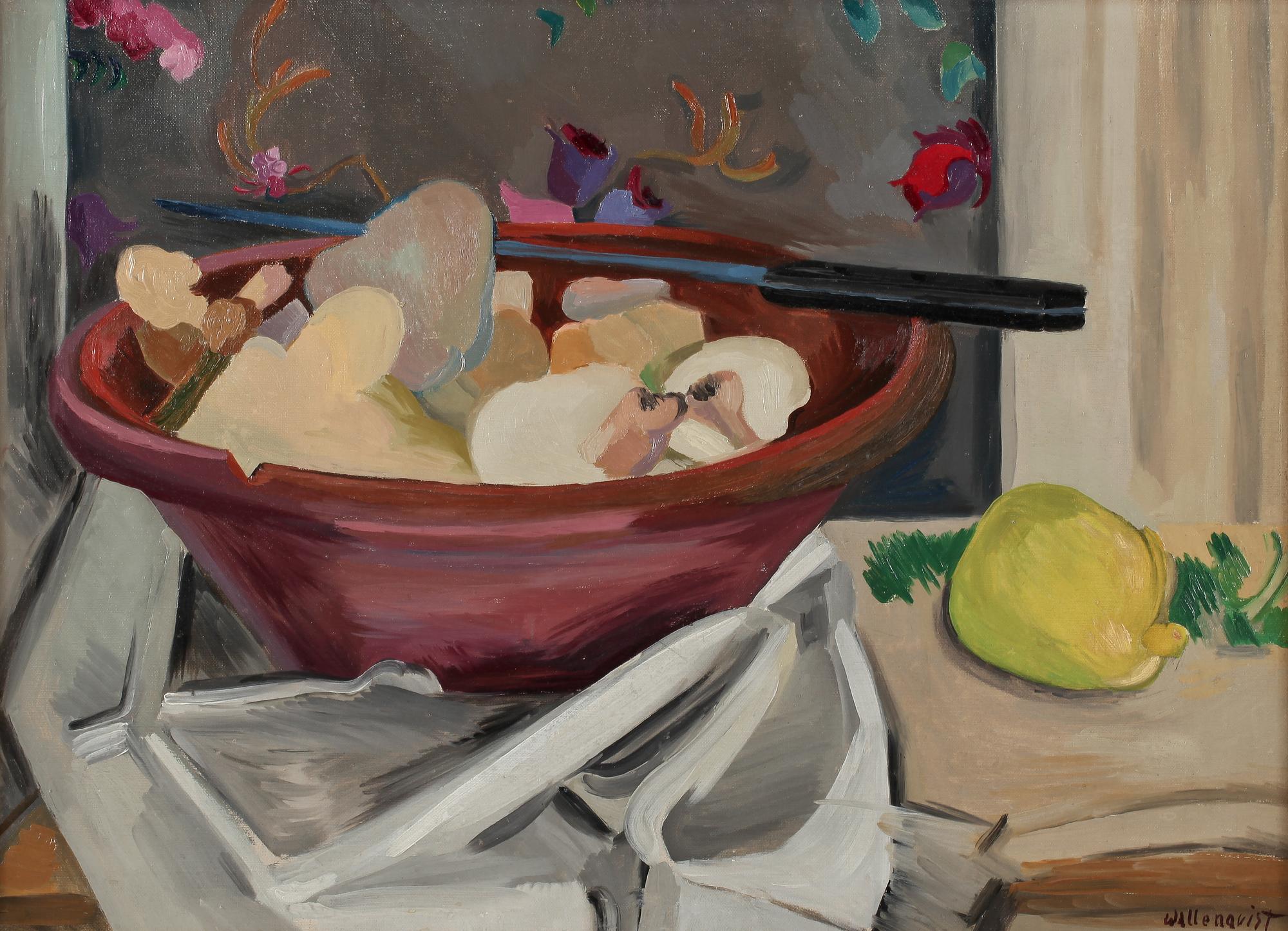 EDVARD WALLENQVIST, olja på duk, signerad.