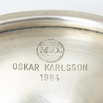 Atelier Borgila, Candelsticks, a pair, sterling silver, Stockholm, 1963.