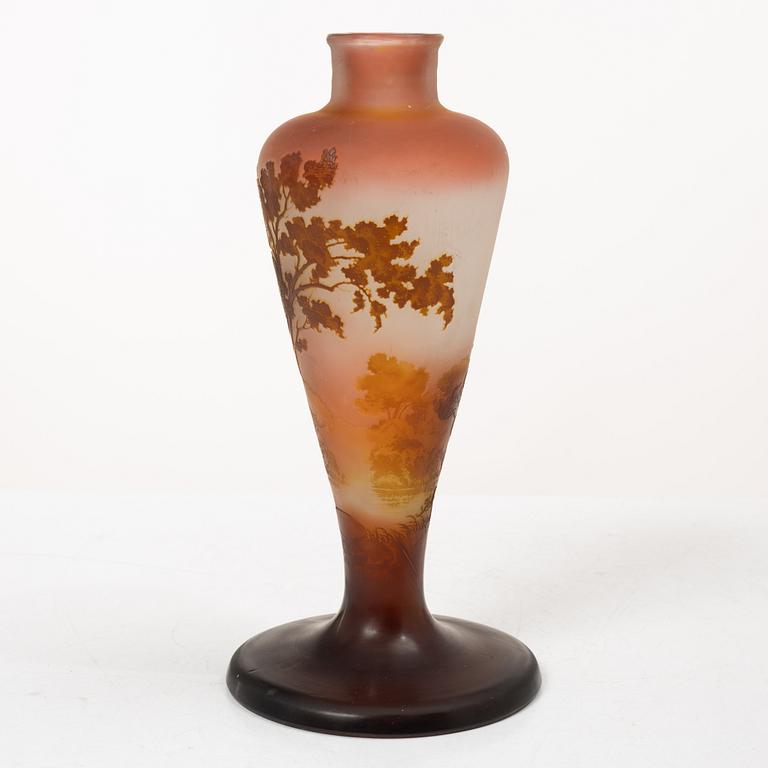 Emile Gallé, lampfot, jugend, Frnakrike, omkring 1900.