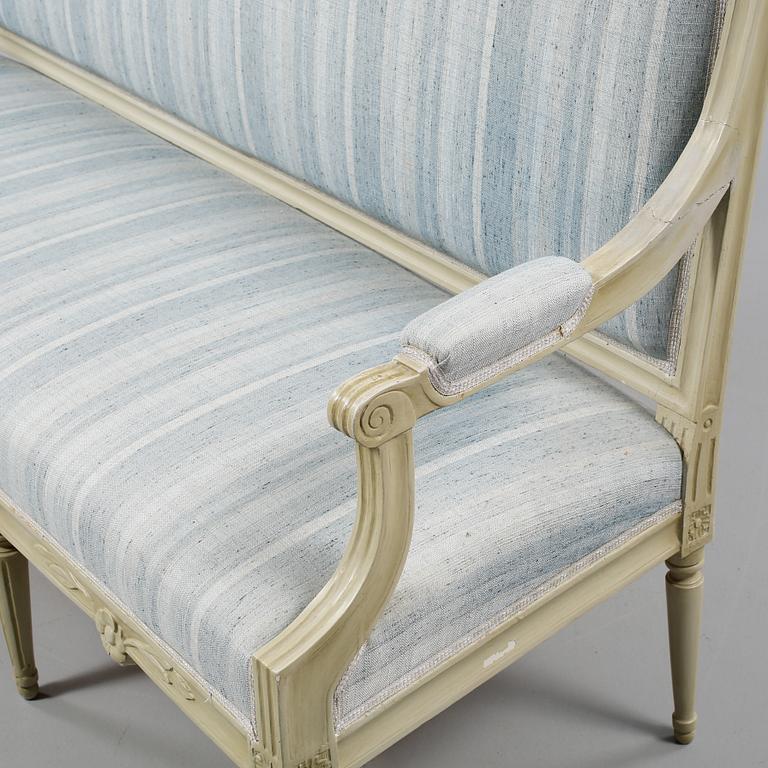 SOFFA, gustaviansk, omkring år 1800.