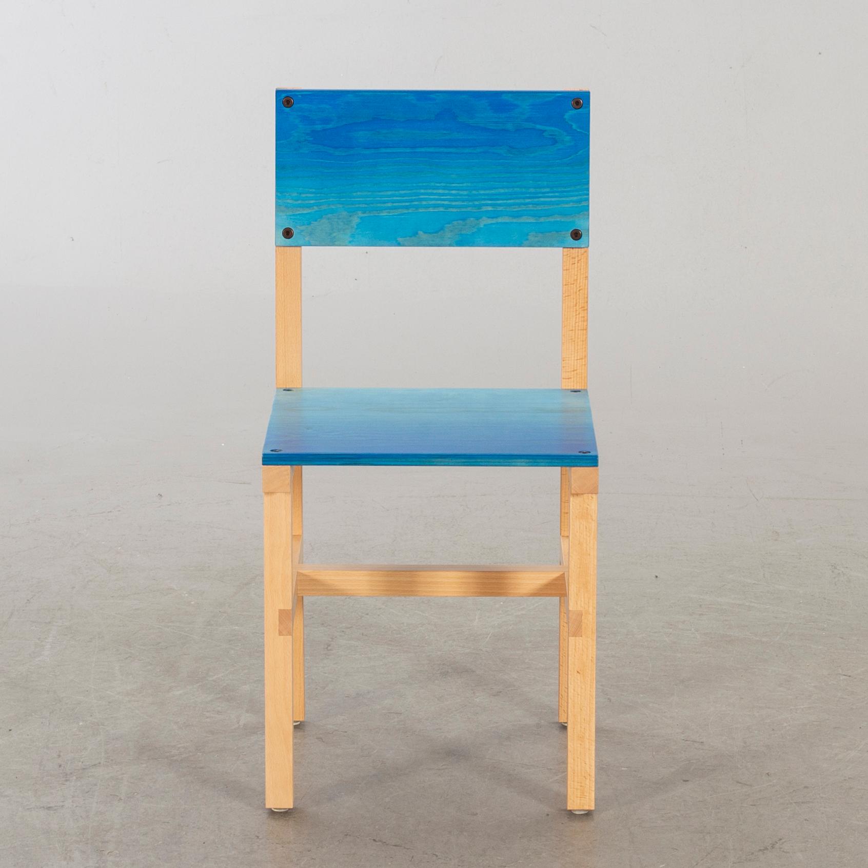 FREDRIK PAULSEN, "Röhsska"Designbaren, chair, Blå Station 2020, Chair 54/102.