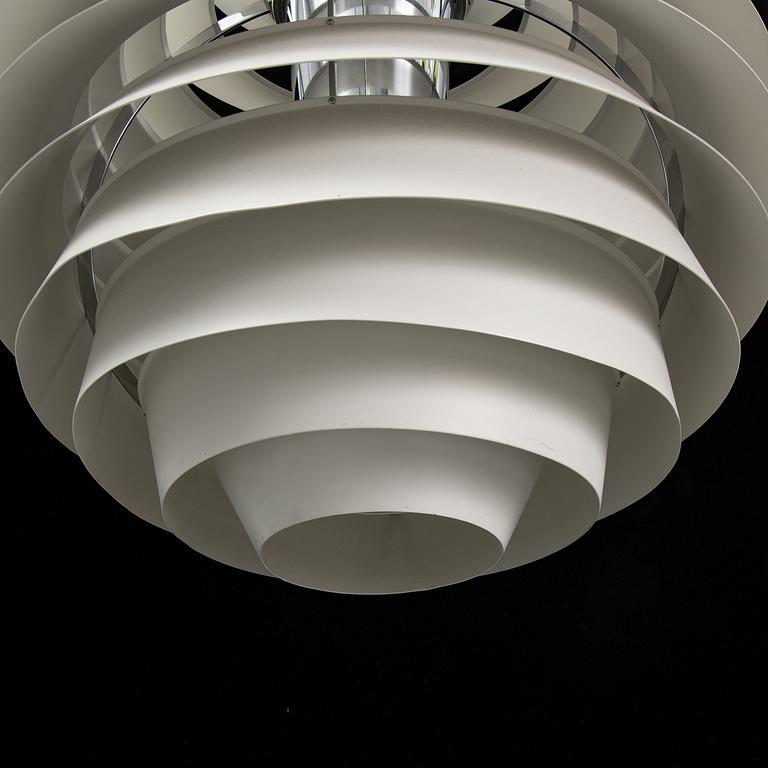 Poul Henningsen, a 'PH Globe/Louvre' pendant light, Louis Poulsen, Denmark.