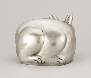 Estrid Ericson, An Estrid Ericson pewter cat, Svenskt Tenn, Stockholm 1968.