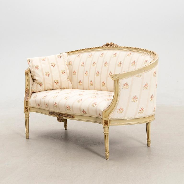 Sofa in Gustavian Style, First Half of the 20th Century.