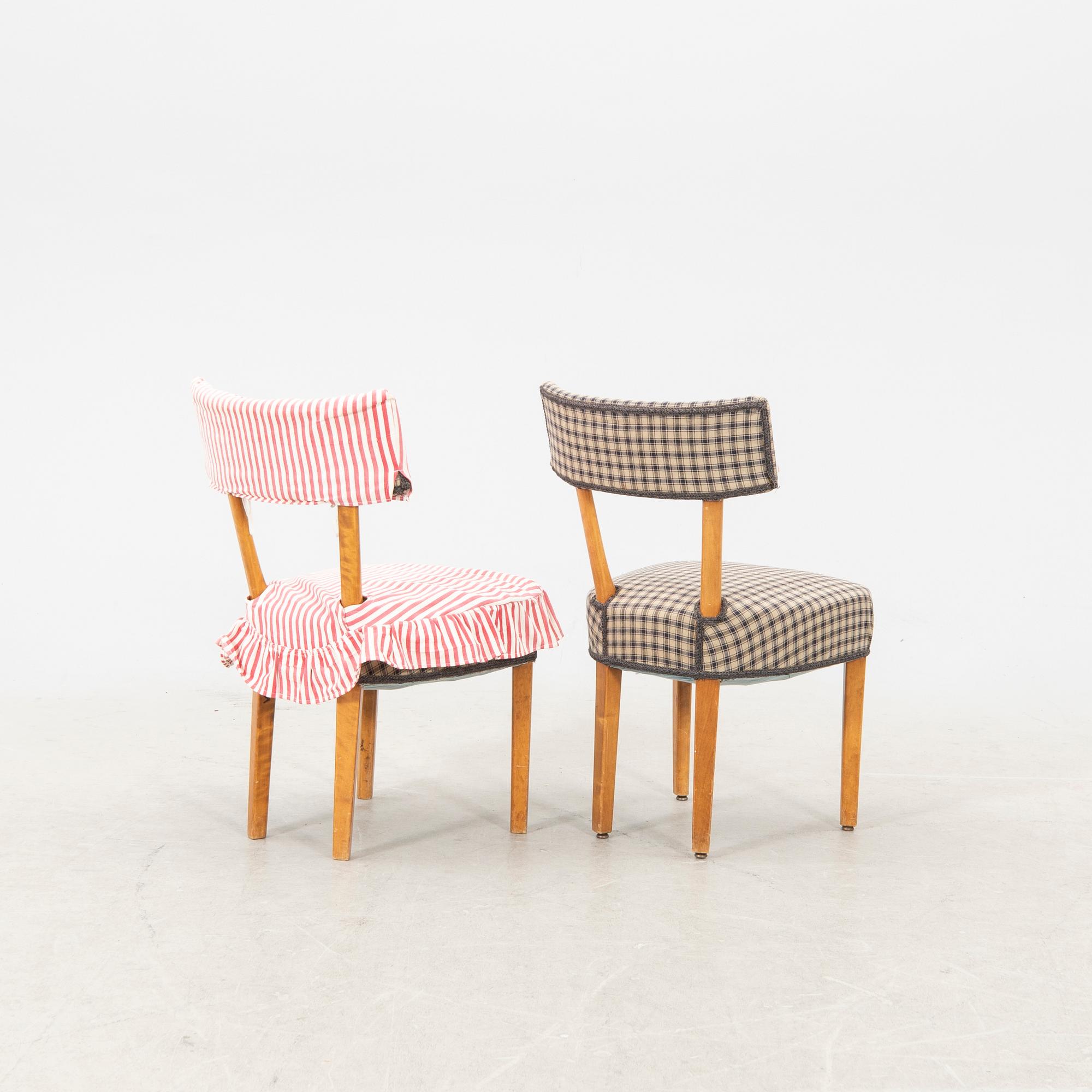 Carl Malmsten, stolar 1 par 1900-talets mitt.