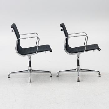 Charles & Ray Eames, armchairs, a pair, model EA 108, Vitra.