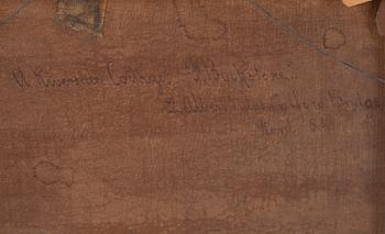 FREDERICK BUCKSTONE, olja på duk, signerad och daterad 1883.