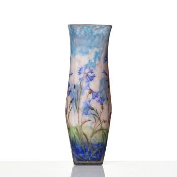 Daum Frères, an Art Nouveau cameo glass vase, Nancy, France.