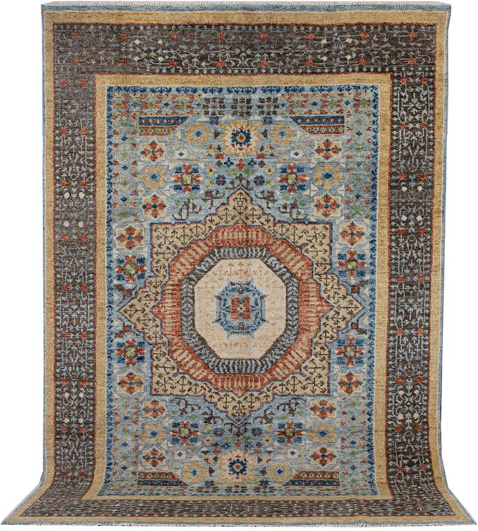 A carpet, Mamluk Design, ca 364 x 254 cm.