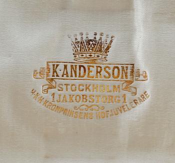 SERVERINGSBESTICK, 2 delar, silver, K Anderson, Stockholm 1905. Vikt ca 164 gram.