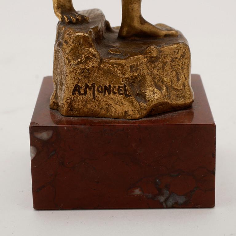 ALPHONSE EMMANUEL DE MONCEL DE PERRIN, "Die Wasserträgerin", skulptur,
