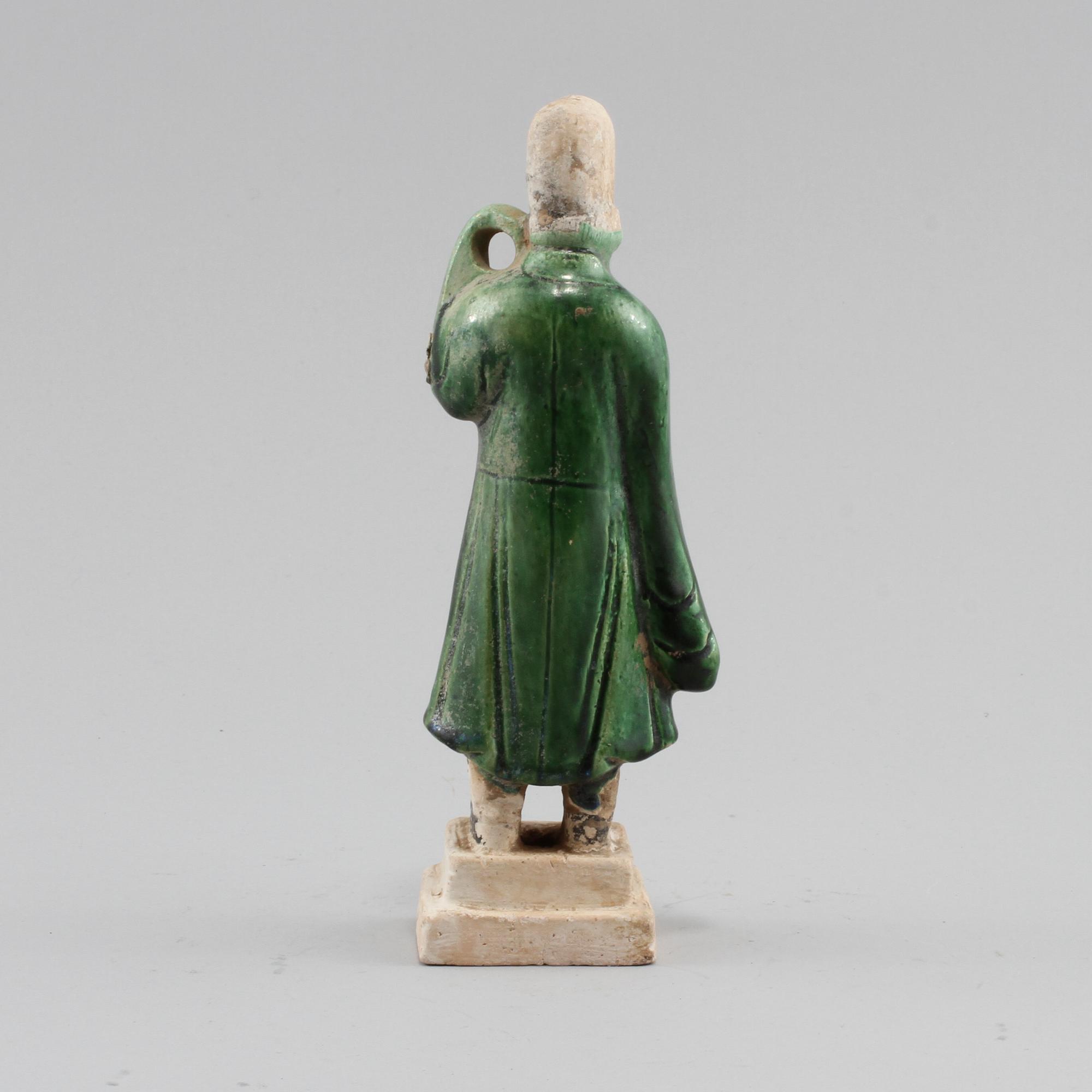 FIGURIN, lergods, troligen Ming dynastin (1368–1644).