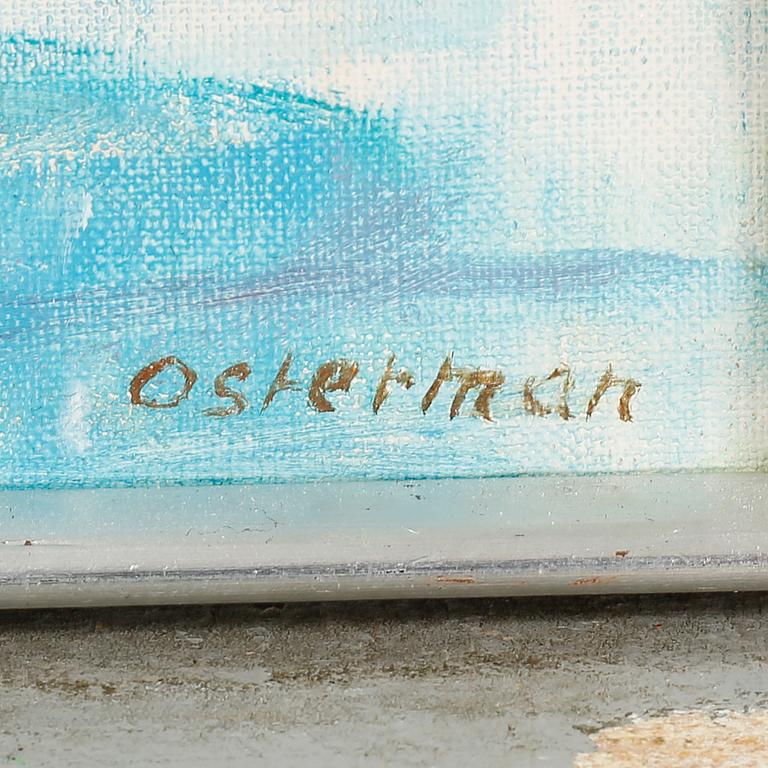 ELVINE OSTERMAN, olja på duk, signerad.