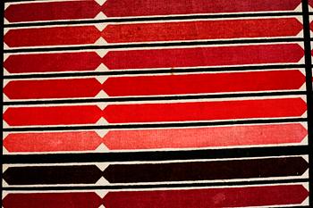 ASTRID SAMPE, textilvåd, "Windy Way", Triva Textil för Nordiska Kompaniet, omkring 1900-talets mitt.